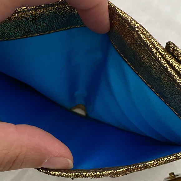 FENDI Zucchino Small Compact Metallic Jacquard Wallet - Picture 5 of 16